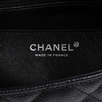 Chanel Caviar Jumbo Single Flap Black 8 of 9