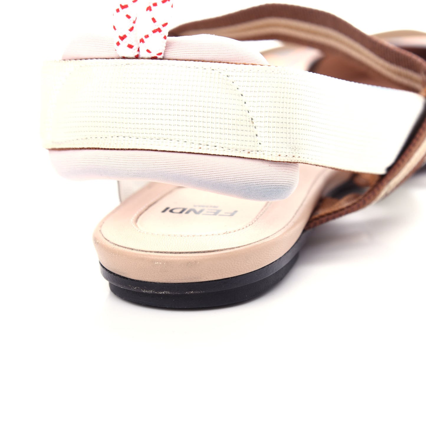 Technical Mesh FF Colibri Slingback Ballerina Flats 39 Tobacco Moro Camelia Beige Caramello