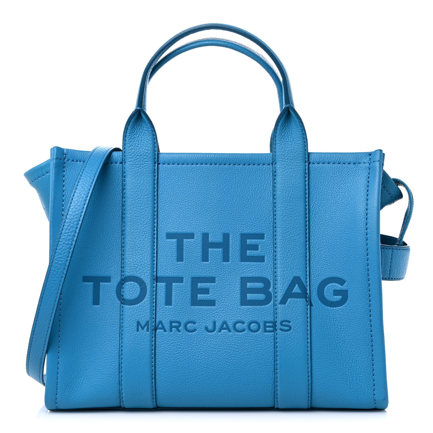 Marc Jacobs Grained Calfskin Small The Tote Bag Barrier Reef 1 of 13