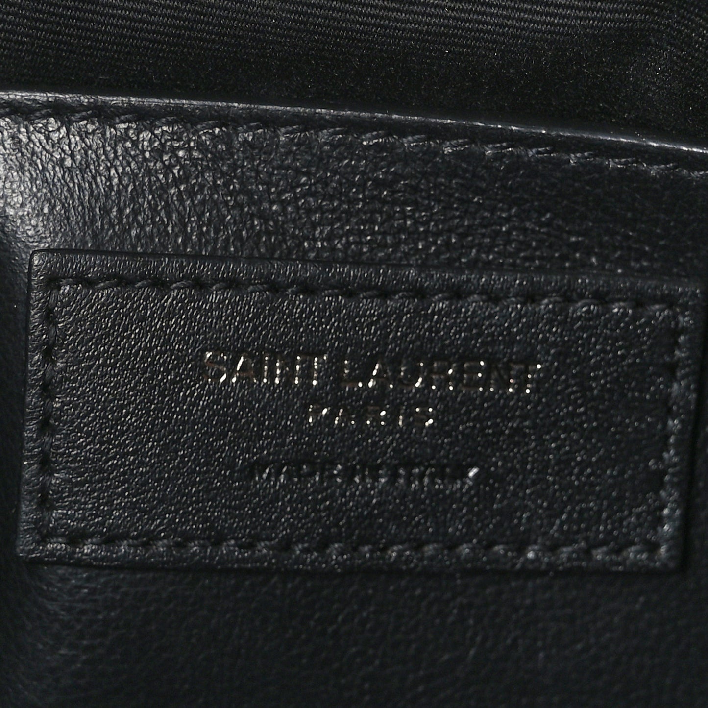 Crinkled Lambskin Matelasse Monogram Baby Niki Chain Satchel Black