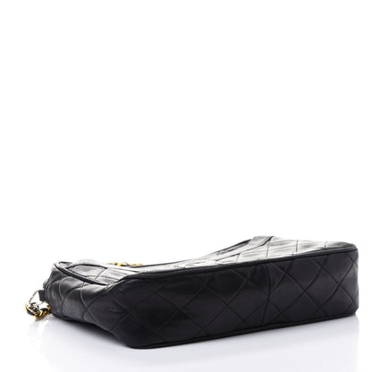 Chanel Lambskin Quilted CC Tassel Camera Case Black 3 of 4