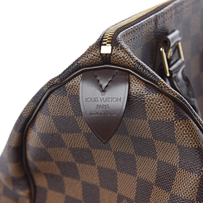Louis Vuitton Damier Ebene Speedy 30 7 of 10