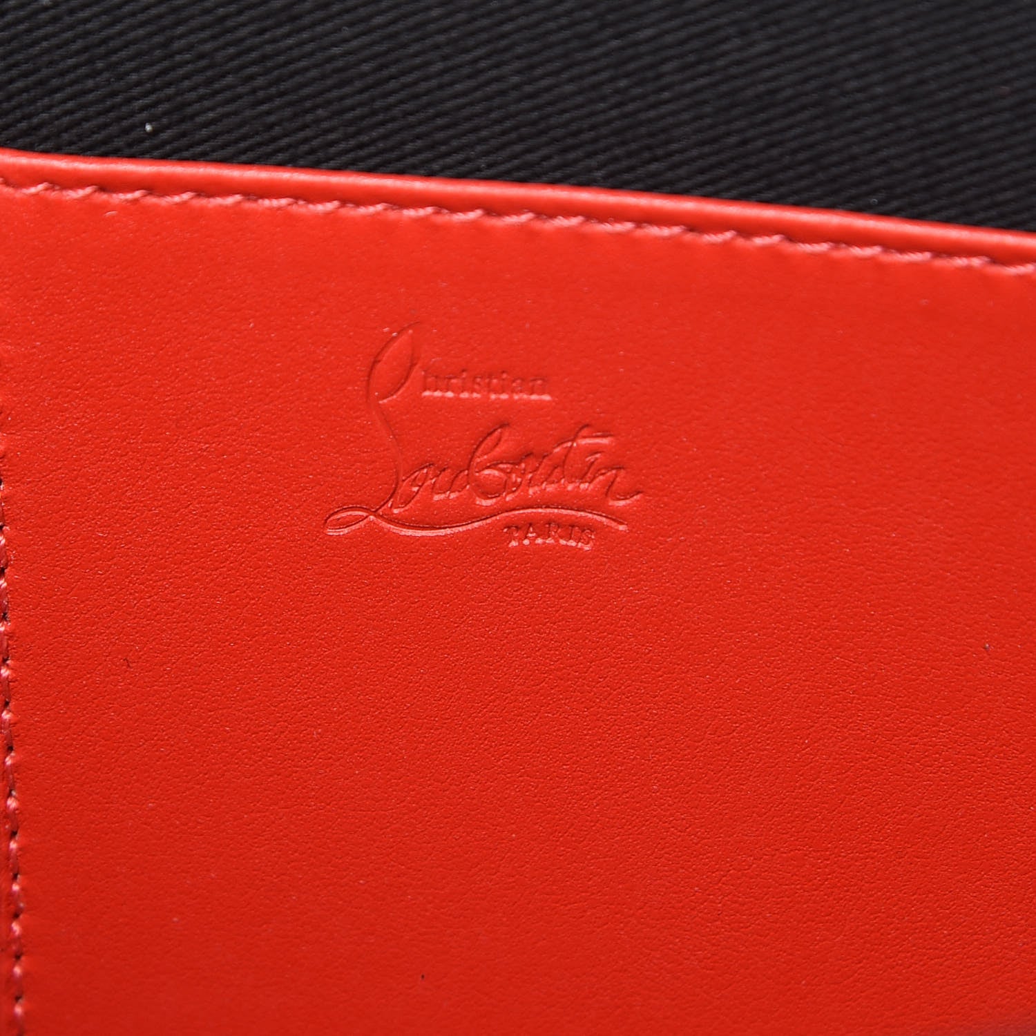 Christian Louboutin Calfskin Spiked Large Trictrac Portfolio Bag Black 10 of 12