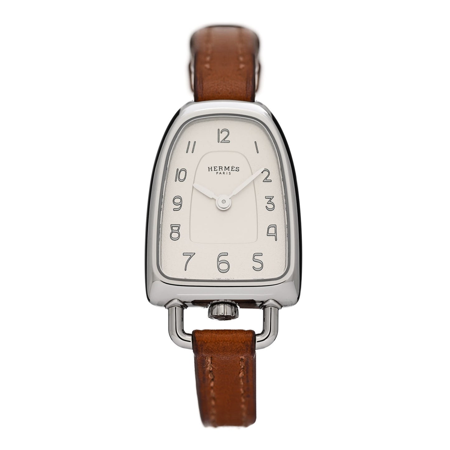 Stainless Steel Barenia 20mm Galop Quartz Watch Fauve