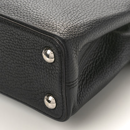 Louis Vuitton Taurillon Snakeskin Capucines BB Black 8 of 8