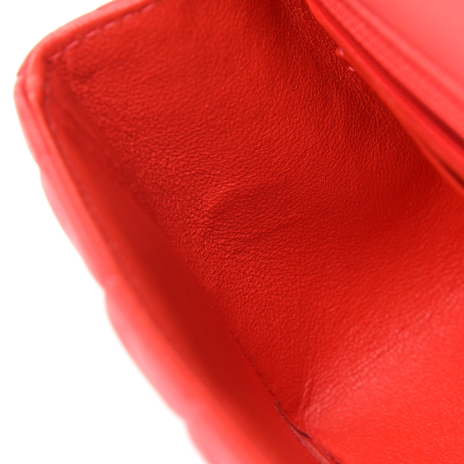 Chanel Lambskin Quilted Mini Rectangular Flap Red 11 of 13