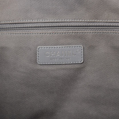 Chanel Canvas Large Deauville Tote Grey 10 of 14