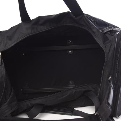 Prada Tessuto Nylon Saffiano Rolling Duffle Black 6 of 18