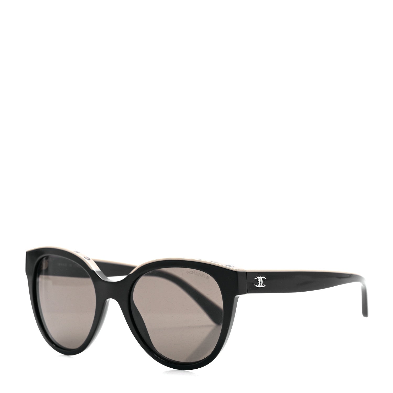 Chanel Acetate CC Butterfly Sunglasses 5414 Black 1 of 8