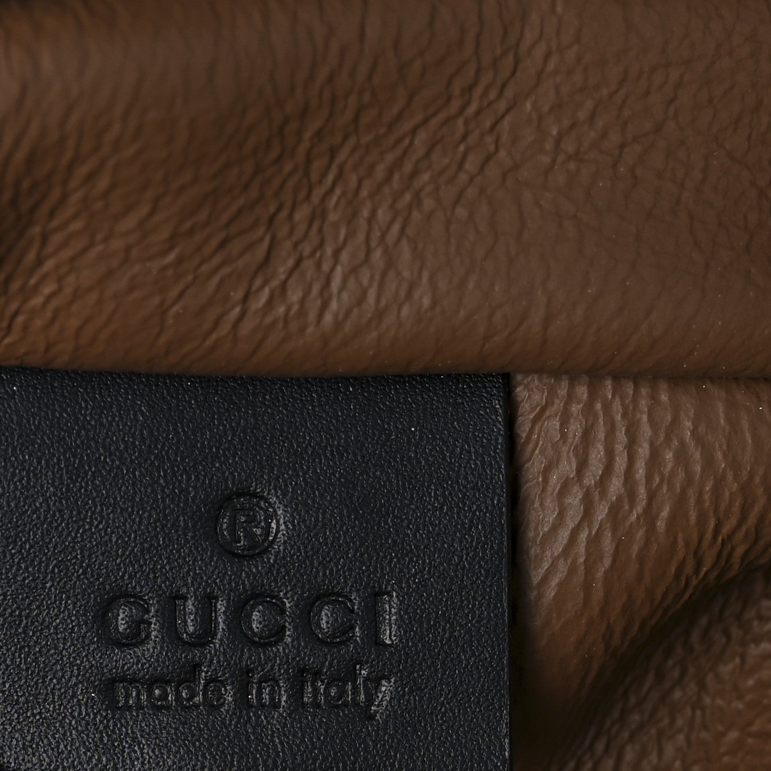 Gucci Suede Patent Large Rajah Chain Tote Nocciola Black 7 of 10