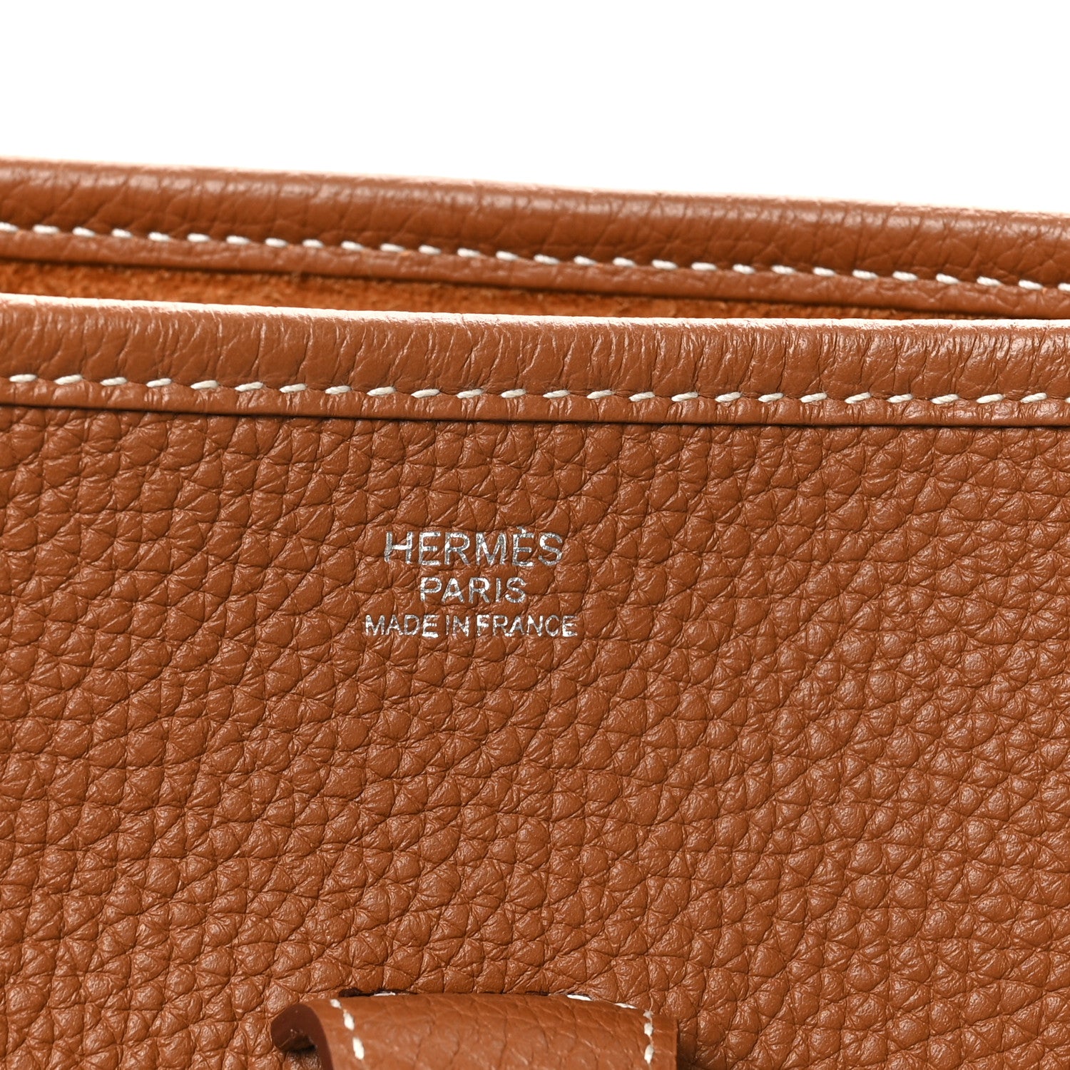 Hermes Taurillon Clemence Evelyne III GM Gold 5 of 10