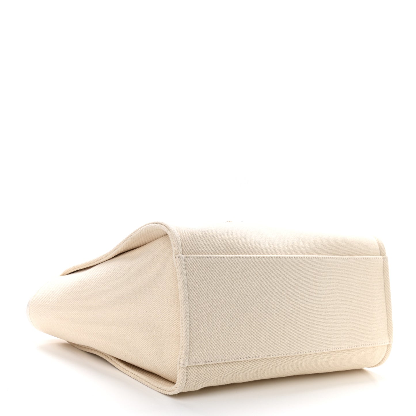 Canvas Pearl Medium Deauville Tote Ecru Beige