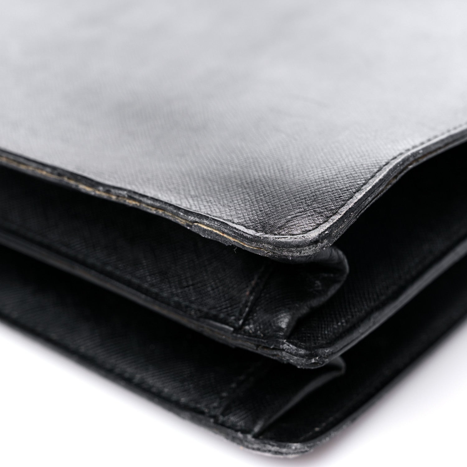 Prada Saffiano Briefcase Black 7 of 21
