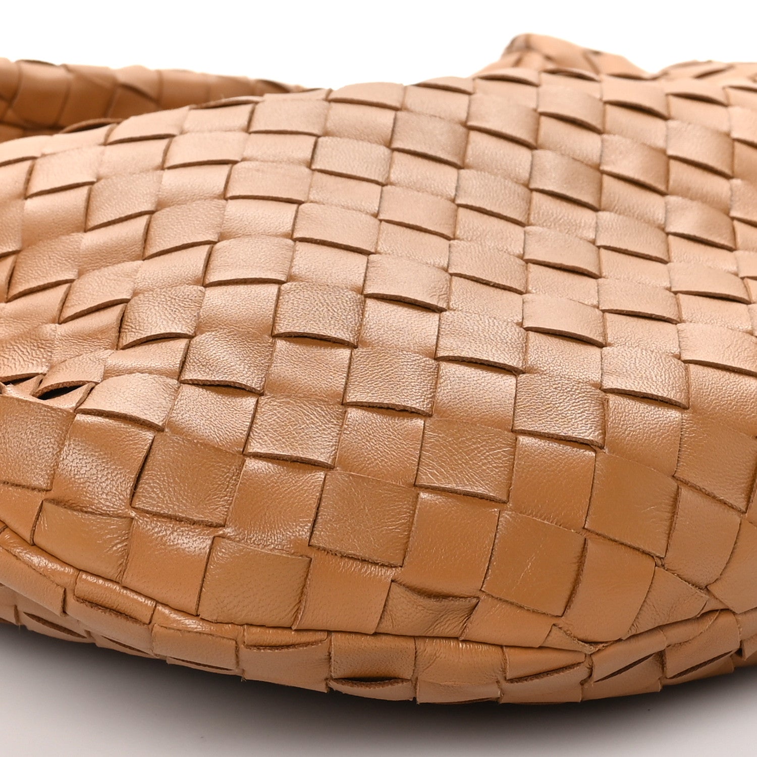 Bottega Veneta Nappa Intrecciato Teen Jodie Hobo Caramel 9 of 10