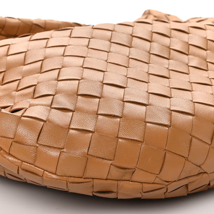 Bottega Veneta Nappa Intrecciato Teen Jodie Hobo Caramel 9 of 10
