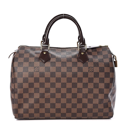 Louis Vuitton Damier Ebene Speedy 30 1 of 9
