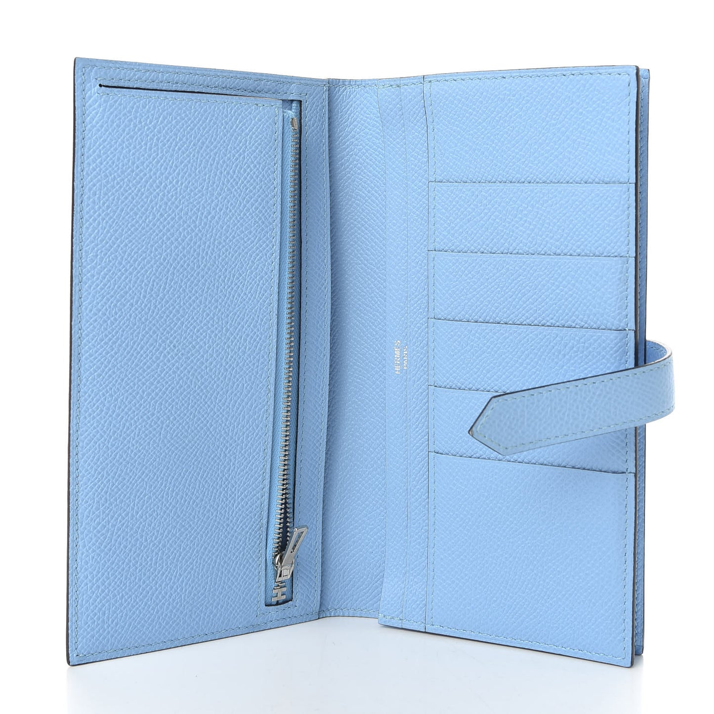 Epsom Bearn Gusset Wallet Bleu Zephyr