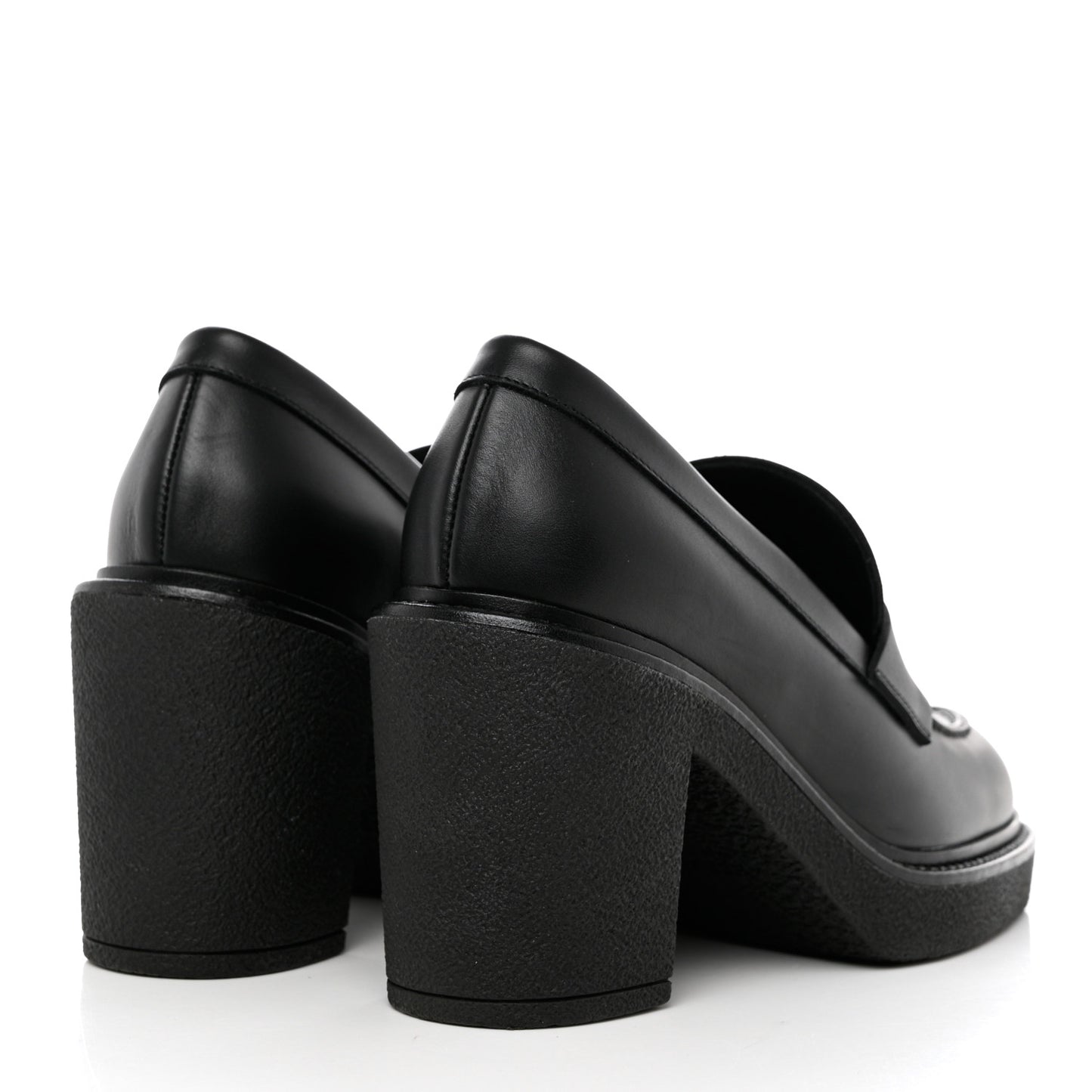 Calfskin Didi 70 Loafers 36.5 Black