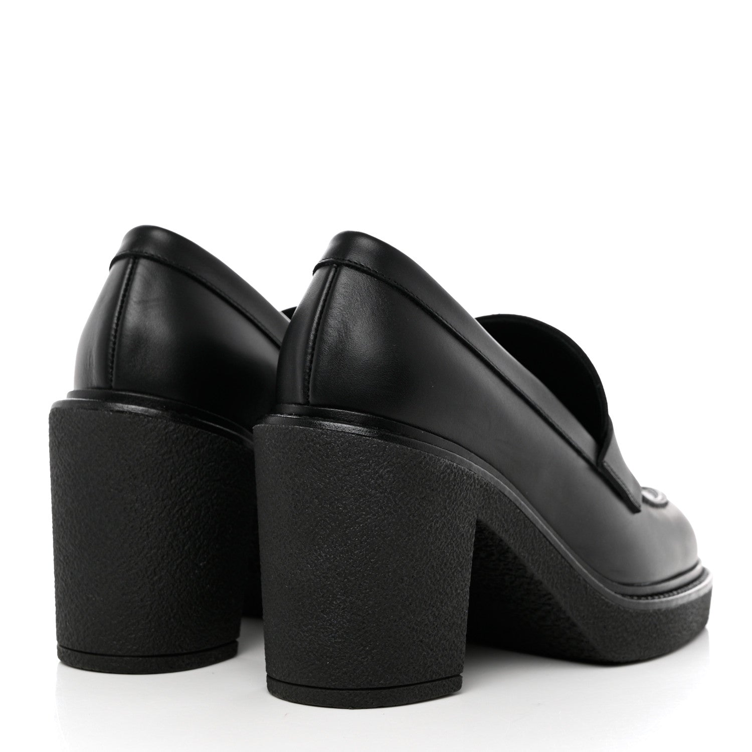 Hermes Calfskin Didi 70 Loafers 36.5 Black 4 of 8