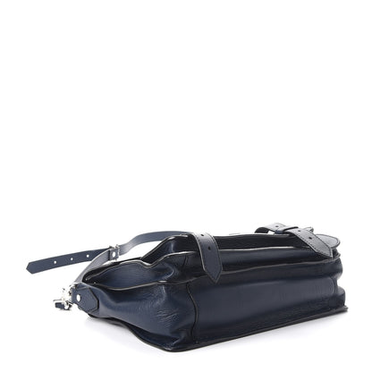 Proenza Schouler Grained Calfskin Medium PS1+ Satchel Indigo 4 of 7