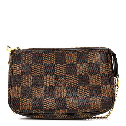 Louis Vuitton Damier Ebene Mini Pochette Accessories 1 of 9