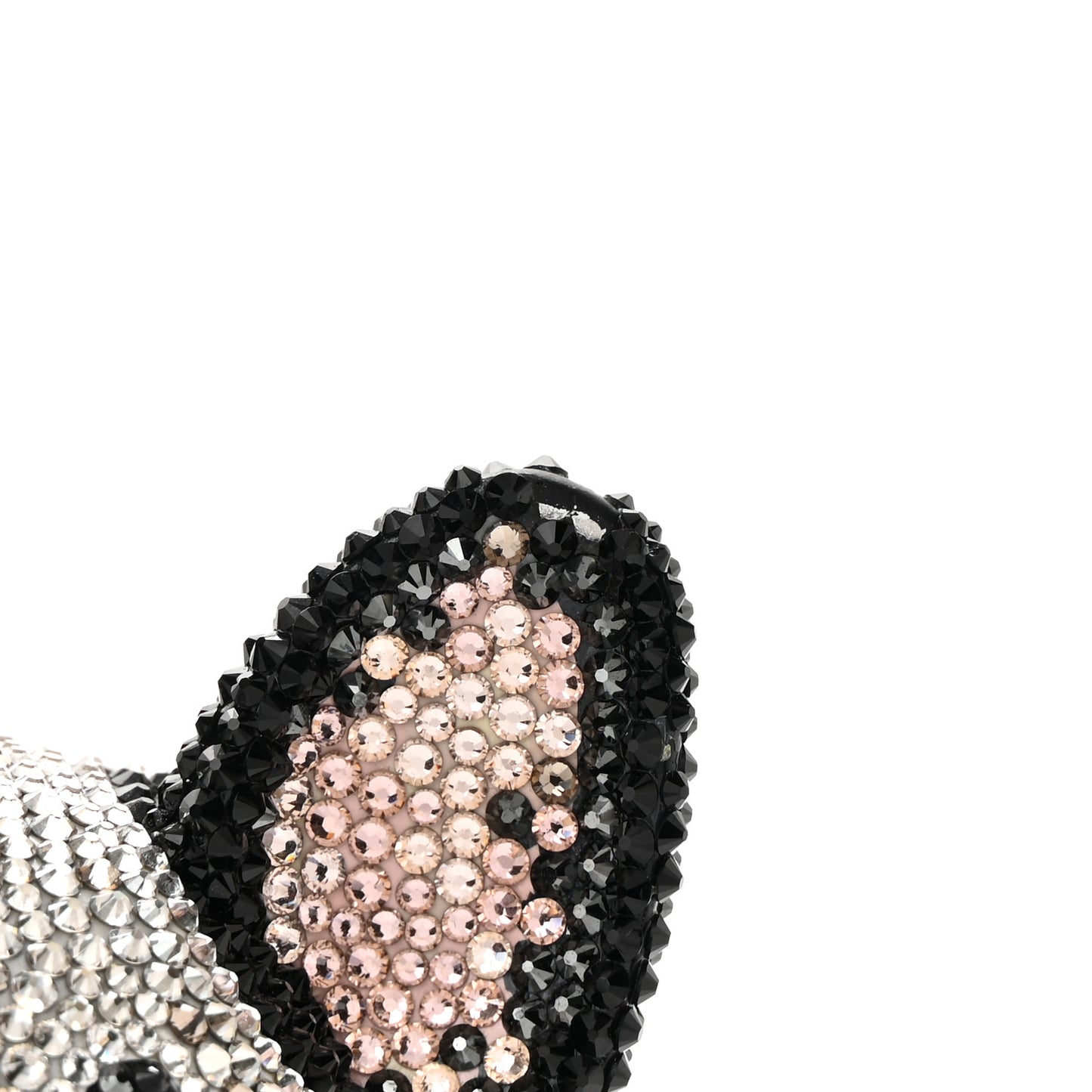 Crystal French Bulldog Fred Minaudiere Clutch