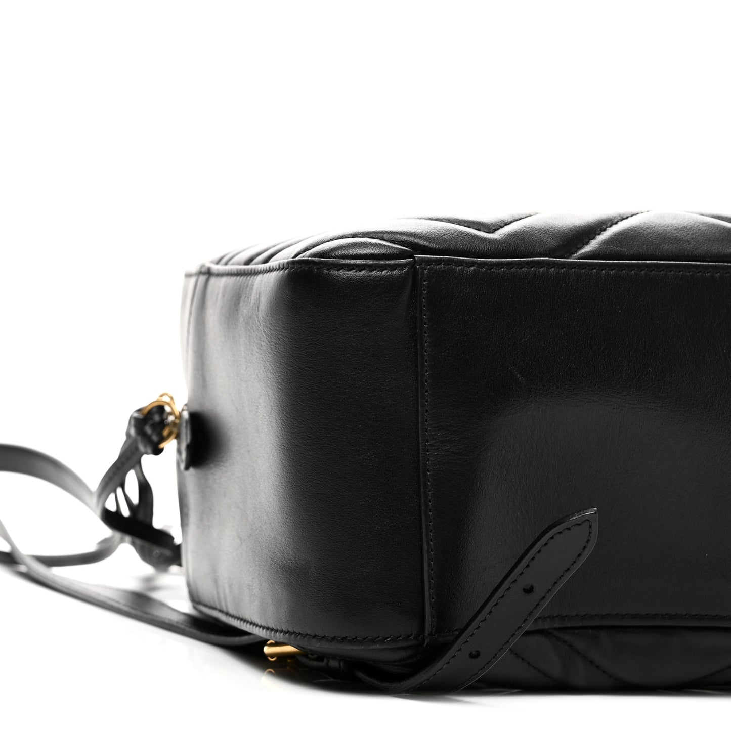 Calfskin Matelasse GG Marmont Dome Backpack Black