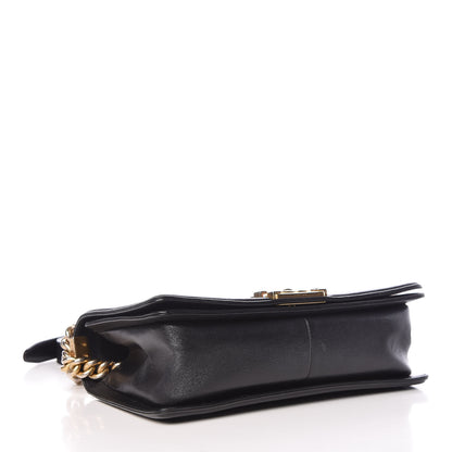 Chanel Calfskin Quilted Medium Boy Flap Black 4 of 13