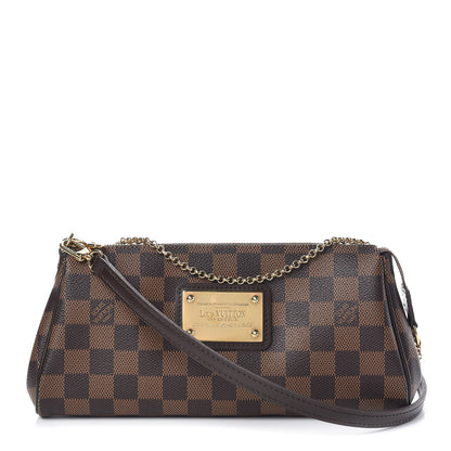 Louis Vuitton Damier Ebene Eva Clutch 1 of 10