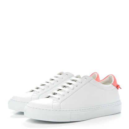 Givenchy Calfskin Womens Urban Street Sneakers 36 White Neon Pink 3 of 9