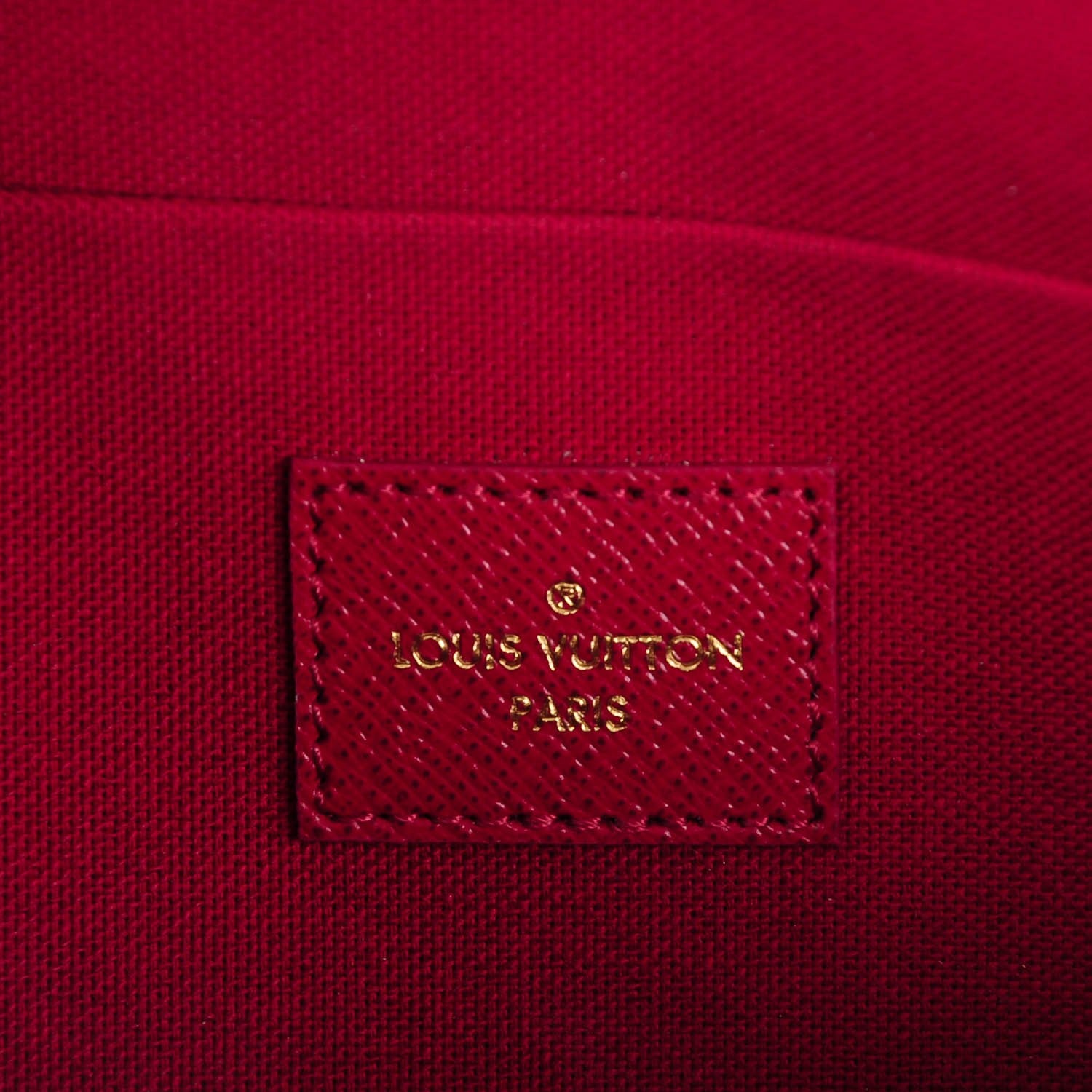 Louis Vuitton Monogram Pochette Felicie Chain Wallet Fuchsia 7 of 8