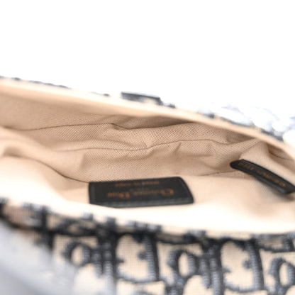 Christian Dior Oblique Mini Saddle Bag Blue 5 of 12