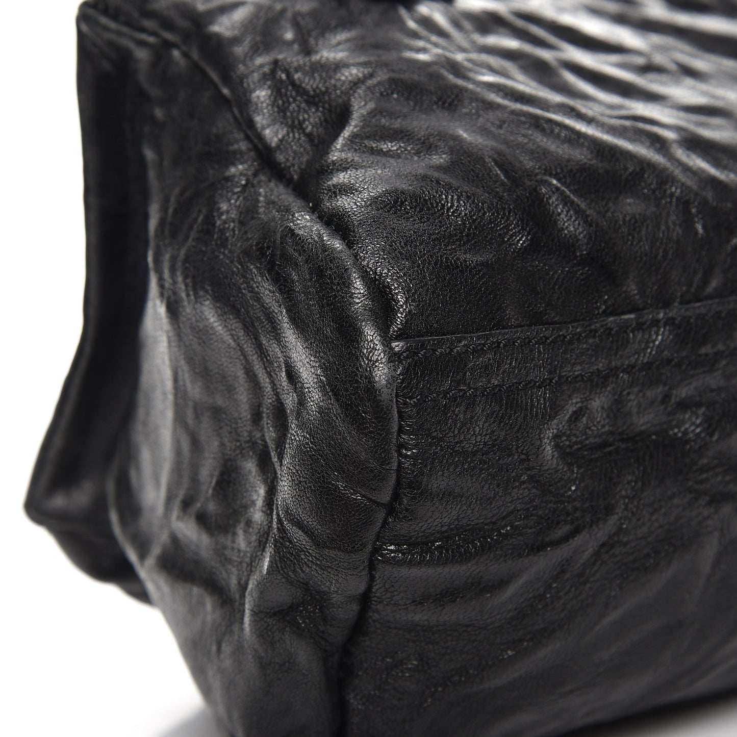 Tumbled Sheepskin Mini Pandora Black