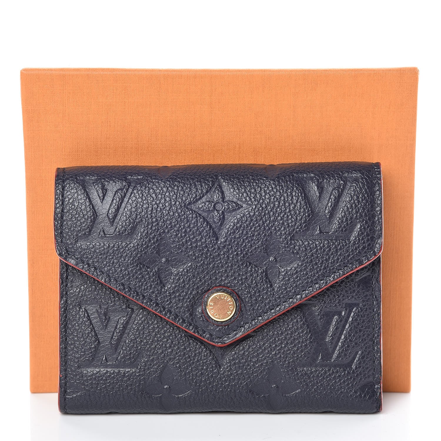 Louis Vuitton Empreinte Victorine Wallet Marine Rouge 10 of 10