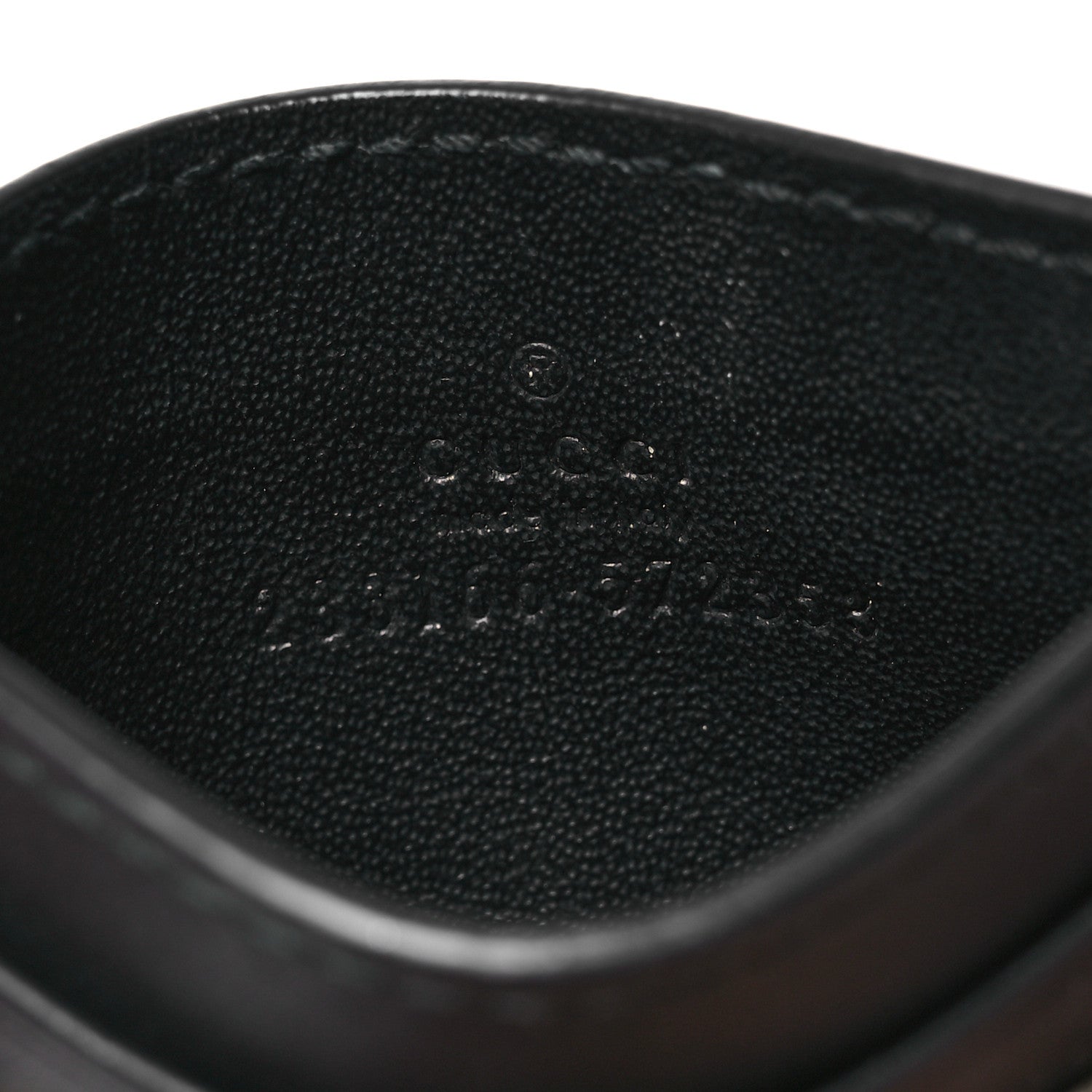 Gucci GG Supreme Monogram Bees Card Holder Black 8 of 11