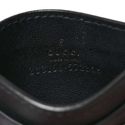 Gucci GG Supreme Monogram Bees Card Holder Black 8 of 11