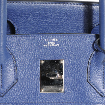 Hermes Taurillon Clemence JPG Birkin 42 Bleu Saphir 6 of 9