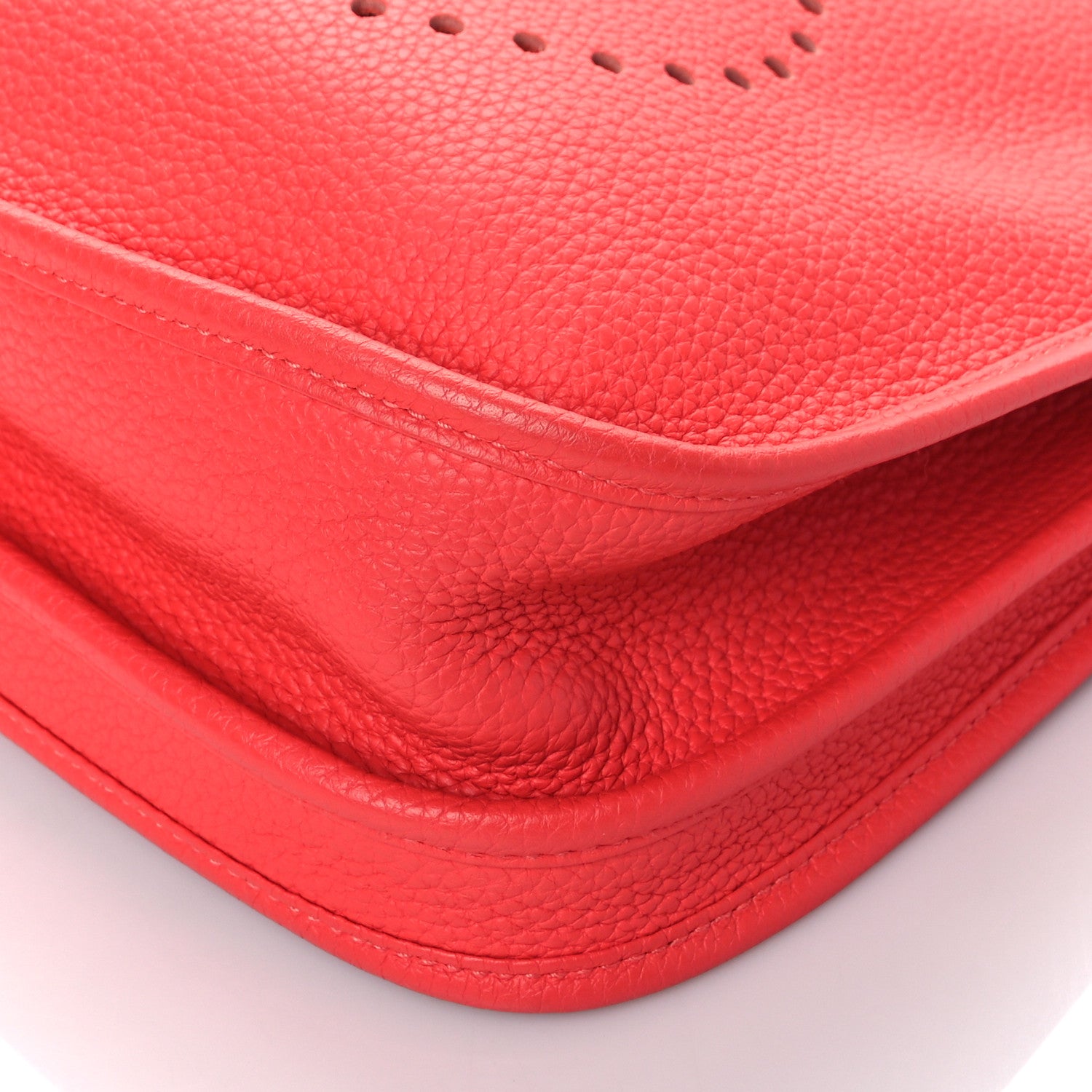 Hermes Taurillon Clemence Evelyne III PM Rouge Pivoine 10 of 10