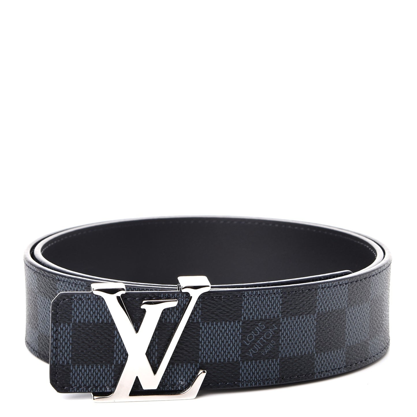 Damier Cobalt 40mm LV Initiales Belt 90 36