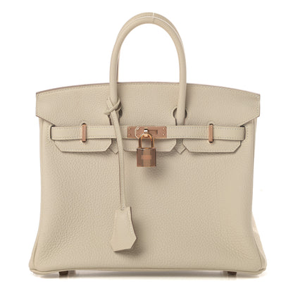 Hermes Togo Birkin 25 Craie 1 of 13
