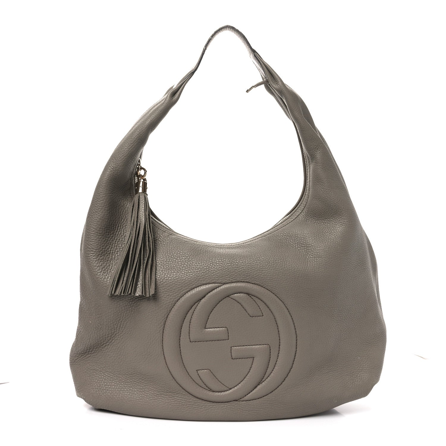 Gucci Pebbled Calfskin Large Soho Hobo New Fango 1 of 11