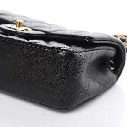 Chanel Caviar Quilted Mini Rectangular Flap Black 9 of 11