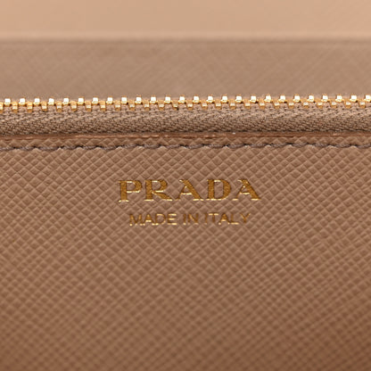Prada Saffiano Metal Continental Flap Wallet Cammeo 6 of 8