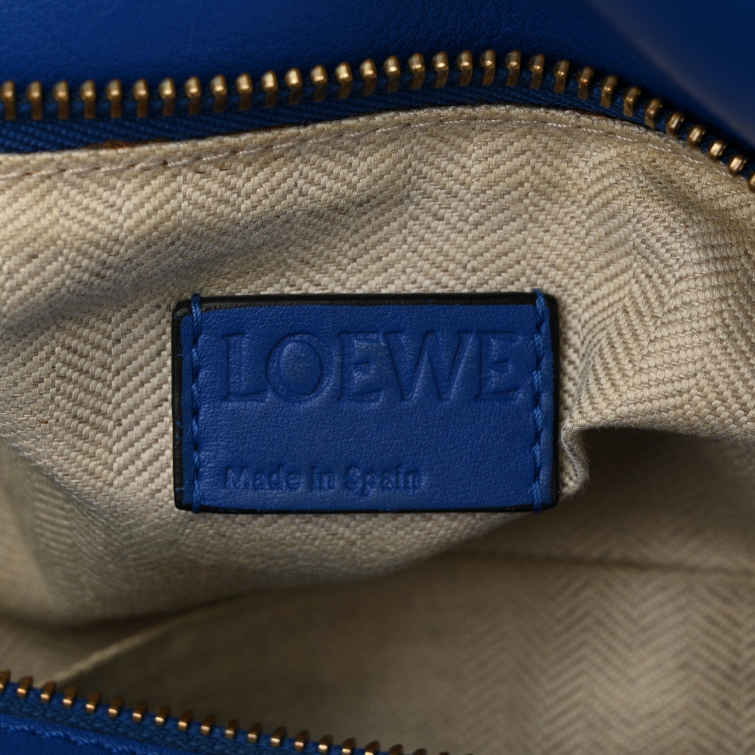 Loewe Calfskin Medium Puzzle Bag Electric Blue 6 of 12