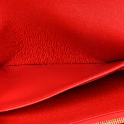 Louis Vuitton Monogram Sarah Wallet NM Coquelicot 8 of 15