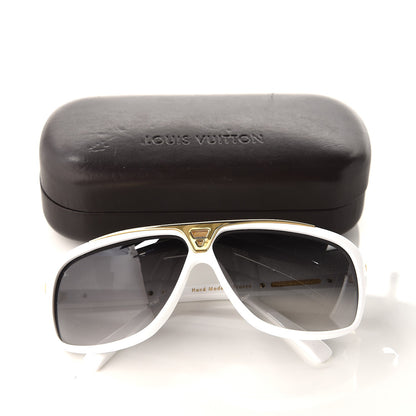 Louis Vuitton Evidence Sunglasses Z0351W White 9 of 9
