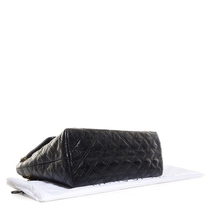 Marc Jacobs Lacquered Lambskin Baroque The XL Single Flap Black 4 of 9