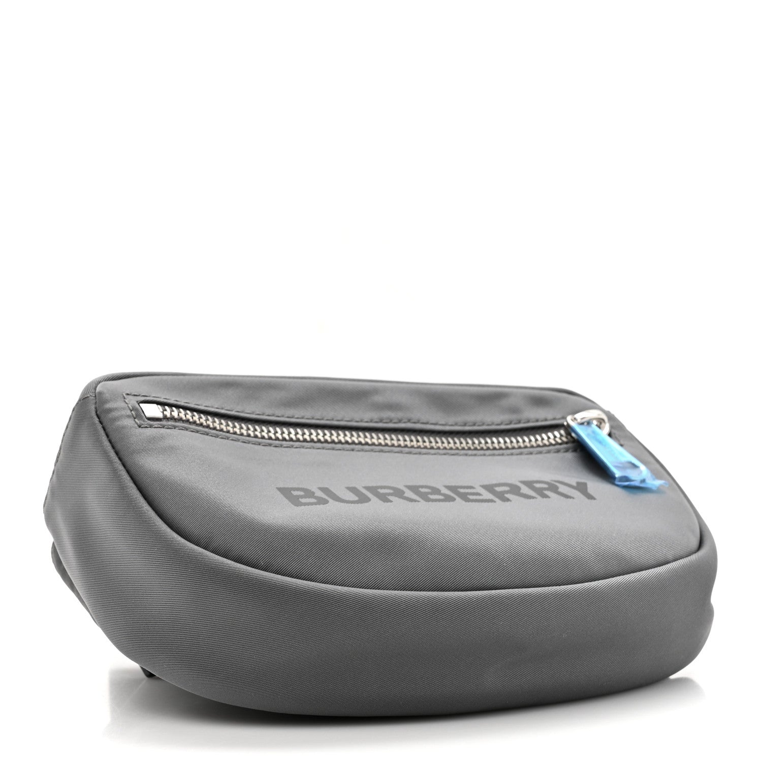 Burberry Econyl Logo Print Small Cannon Bum Bag Charcoal Grey 4 of 10