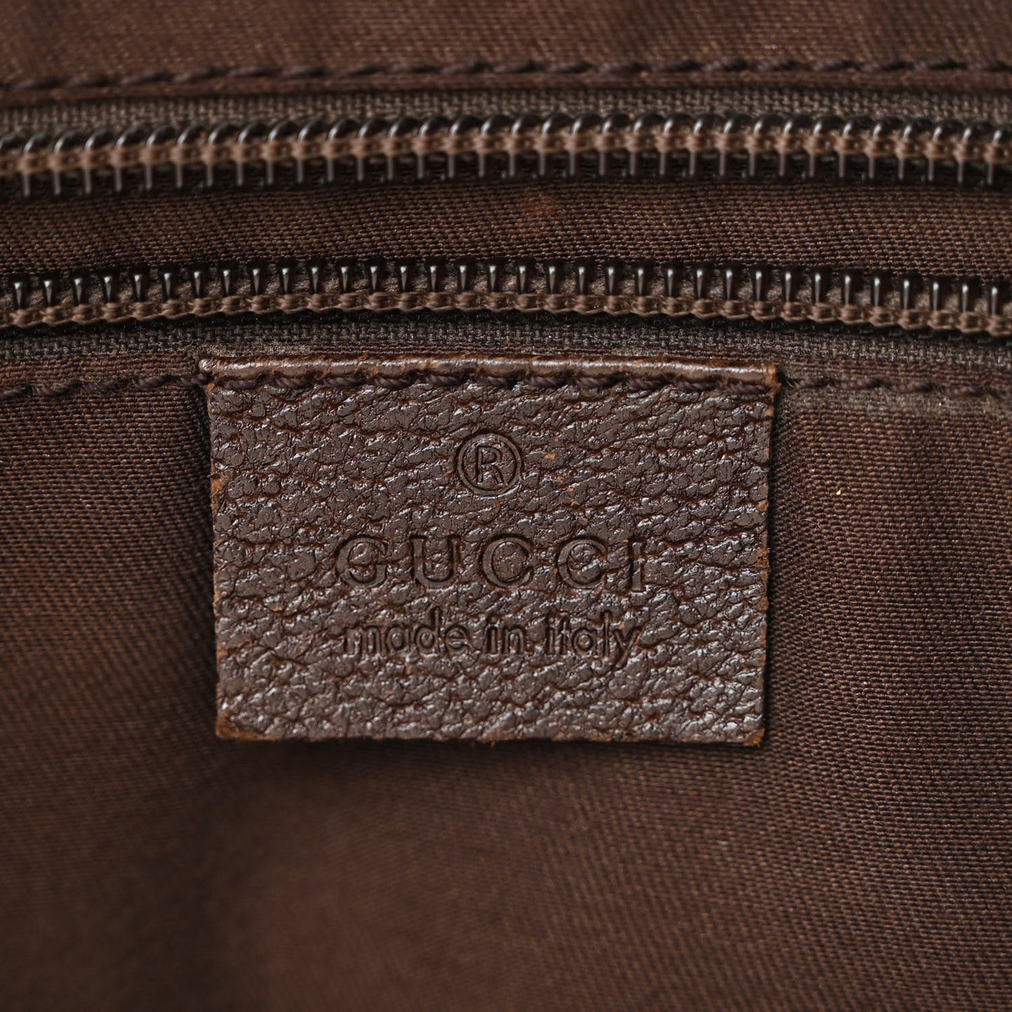 Monogram Web Medium Flat Messenger Bag Brown