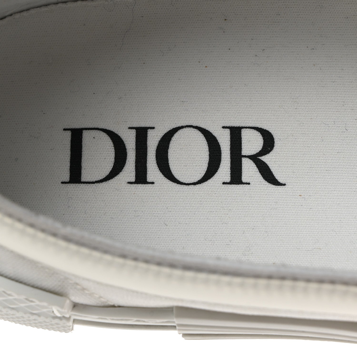 Christian Dior Technical Canvas Oblique Mens B23 Slip On Sneakers 42 White 6 of 9